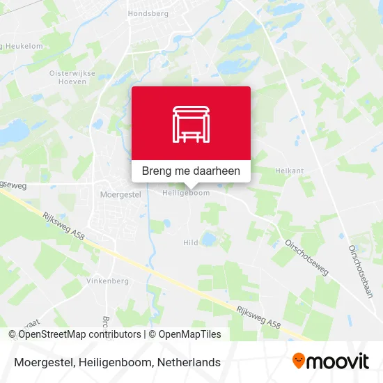 Moergestel, Heiligenboom kaart