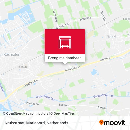 Kruisstraat, Mariaoord kaart