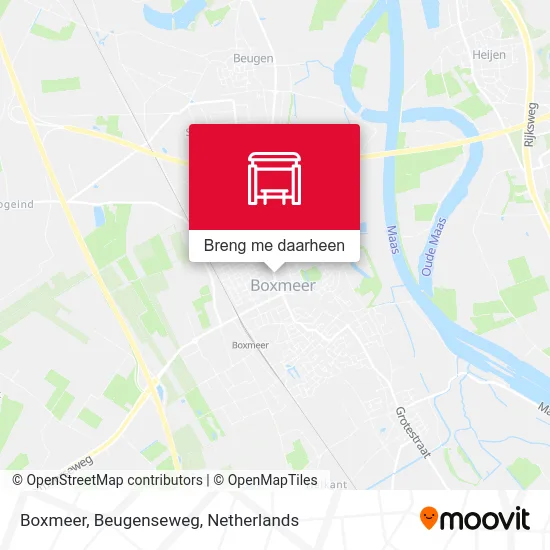 Boxmeer, Beugenseweg kaart