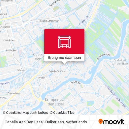 Capelle Aan Den Ijssel, Duikerlaan kaart