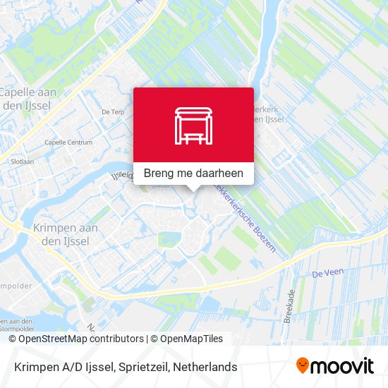 Krimpen A/D Ijssel, Sprietzeil kaart