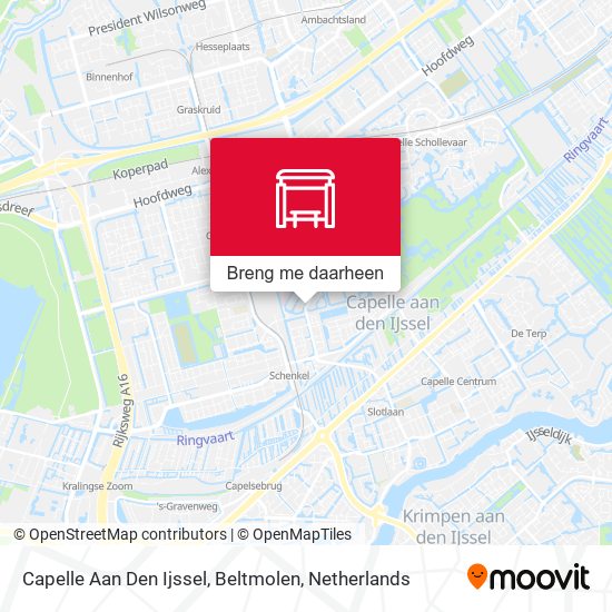 Capelle Aan Den Ijssel, Beltmolen kaart