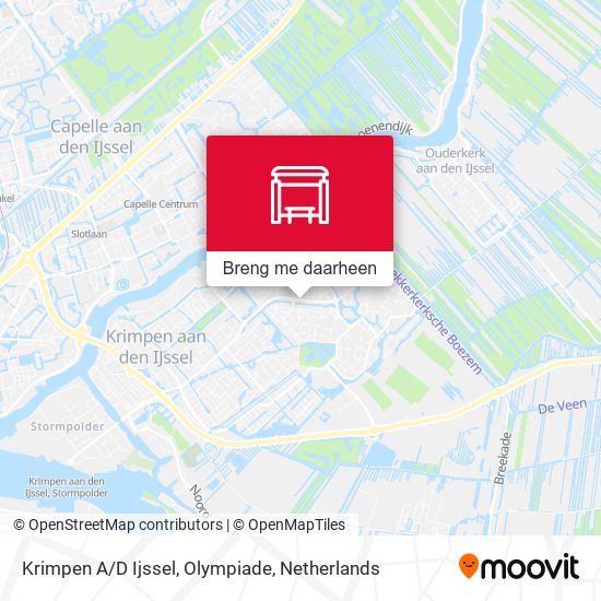 Krimpen A/D Ijssel, Olympiade kaart