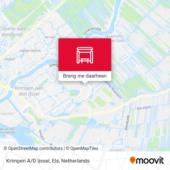 Krimpen A/D Ijssel, Els kaart