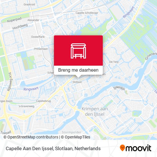 Capelle Aan Den Ijssel, Slotlaan kaart