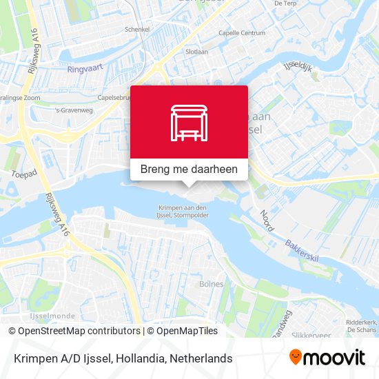 Krimpen A/D Ijssel, Hollandia kaart