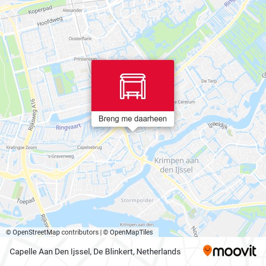 Capelle Aan Den Ijssel, De Blinkert kaart