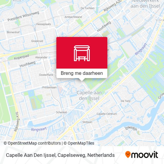 Capelle Aan Den Ijssel, Capelseweg kaart