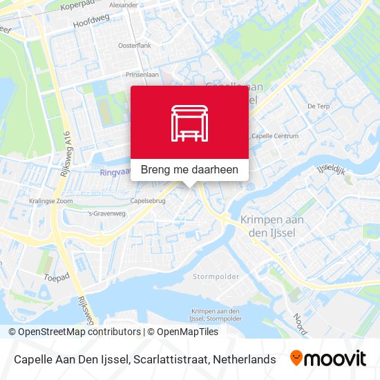 Capelle Aan Den Ijssel, Scarlattistraat kaart
