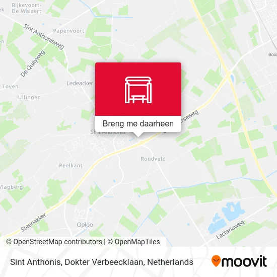 Sint Anthonis, Dokter Verbeecklaan kaart