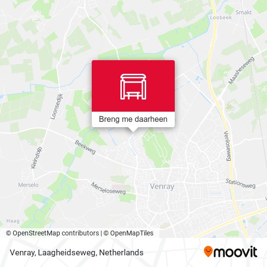 Venray, Laagheidseweg kaart