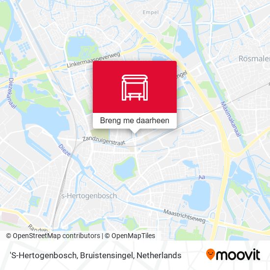 'S-Hertogenbosch, Bruistensingel kaart