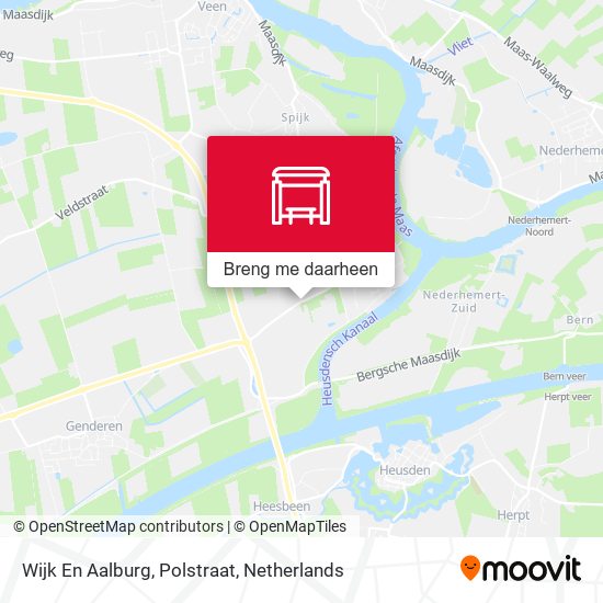 Wijk En Aalburg, Polstraat kaart