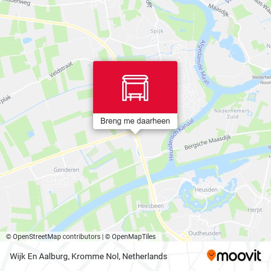 Wijk En Aalburg, Kromme Nol kaart