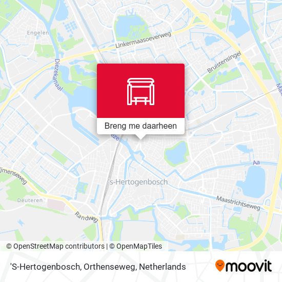 'S-Hertogenbosch, Orthenseweg kaart