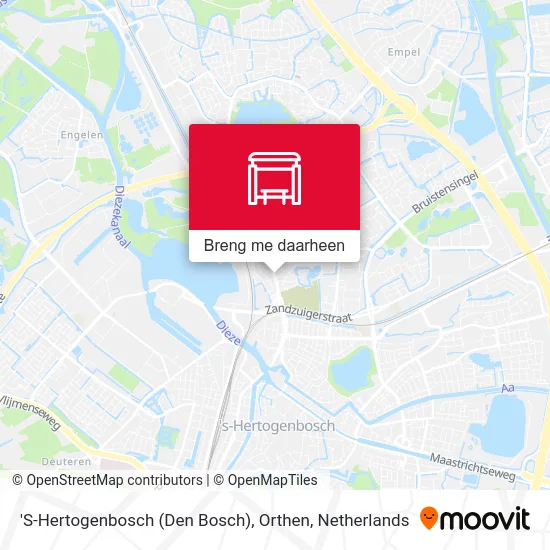 'S-Hertogenbosch (Den Bosch), Orthen kaart