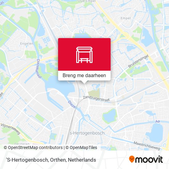 'S-Hertogenbosch, Orthen kaart