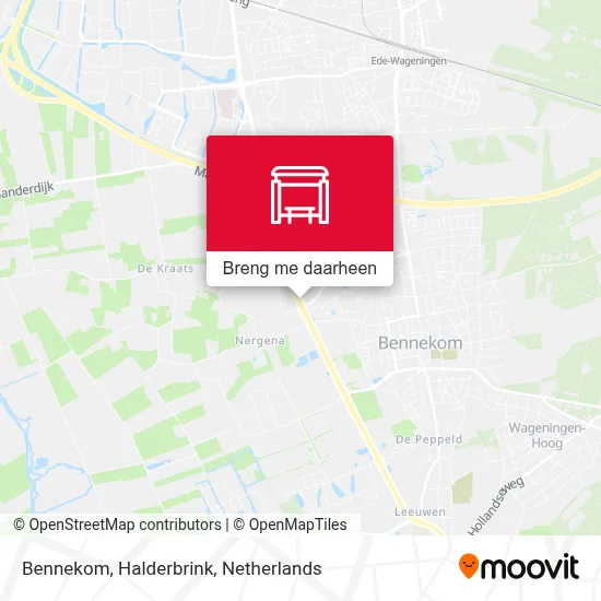 Bennekom, Halderbrink kaart