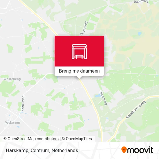Harskamp, Centrum kaart
