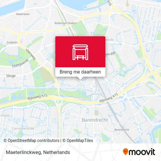 Maeterlinckweg kaart