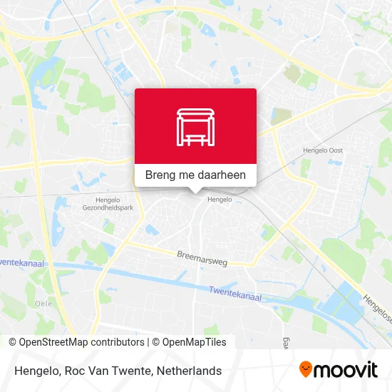 Hengelo, Roc Van Twente kaart
