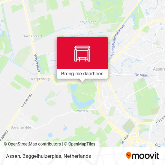 Assen, Baggelhuizerplas kaart