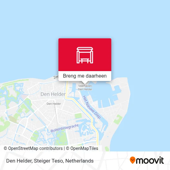 Den Helder, Steiger Teso kaart