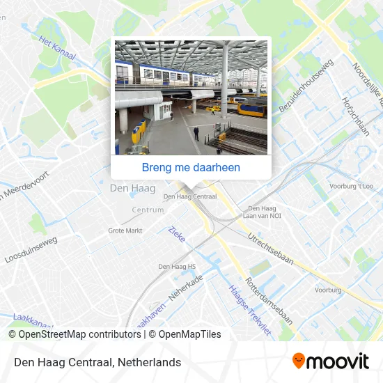 Den Haag Centraal kaart