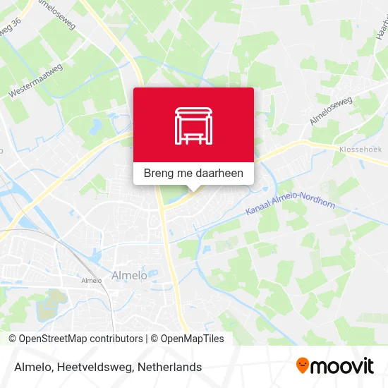 Almelo, Heetveldsweg kaart