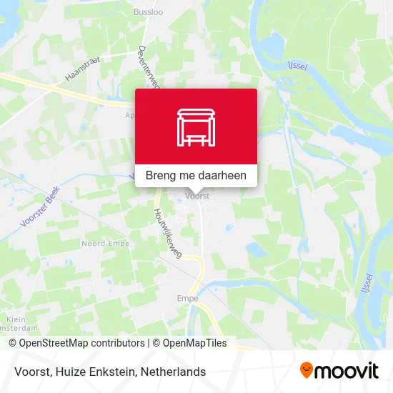 Voorst, Huize Enkstein kaart