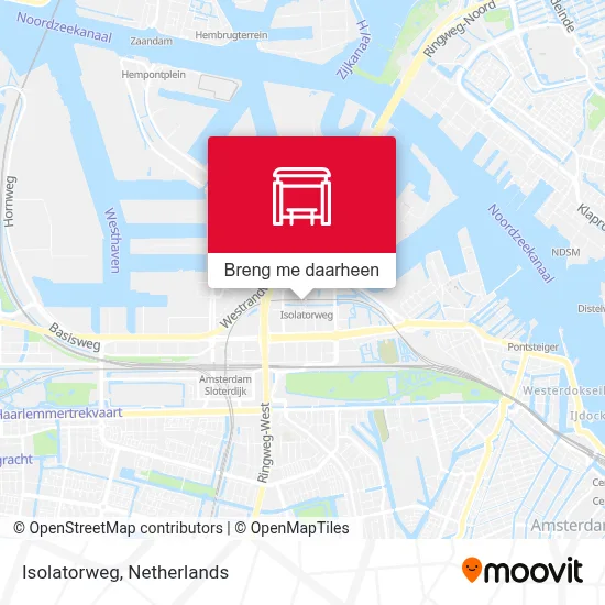 Isolatorweg kaart