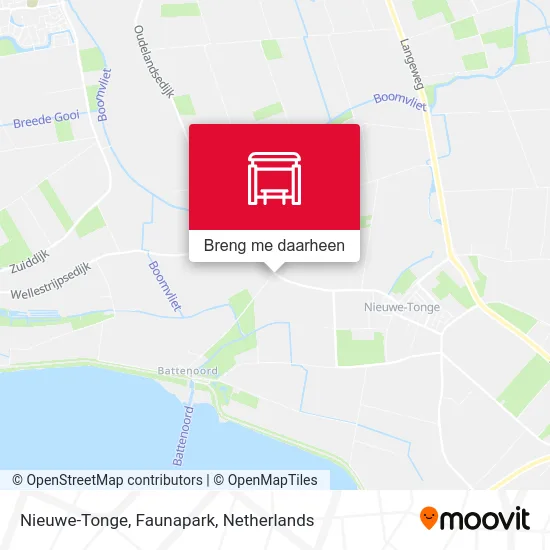 Nieuwe-Tonge, Faunapark kaart