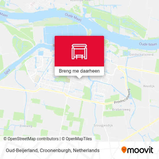 Oud-Beijerland, Croonenburgh kaart