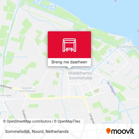 Sommelsdijk, Noord kaart