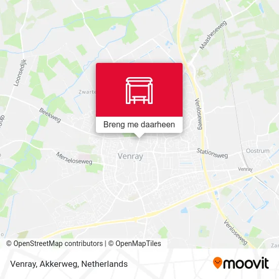 Venray, Akkerweg kaart