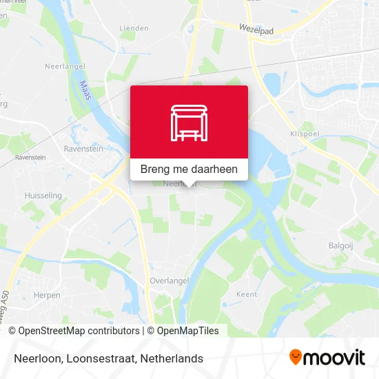 Neerloon, Loonsestraat kaart