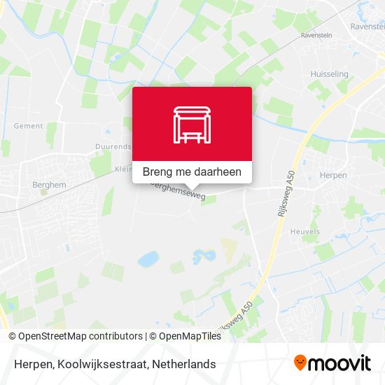 Herpen, Koolwijksestraat kaart