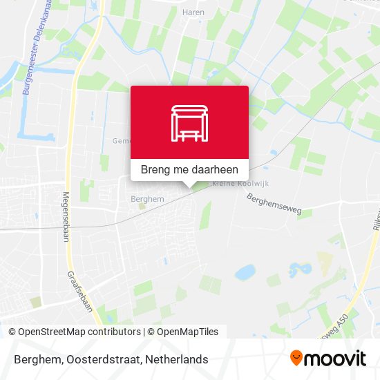 Berghem, Oosterdstraat kaart