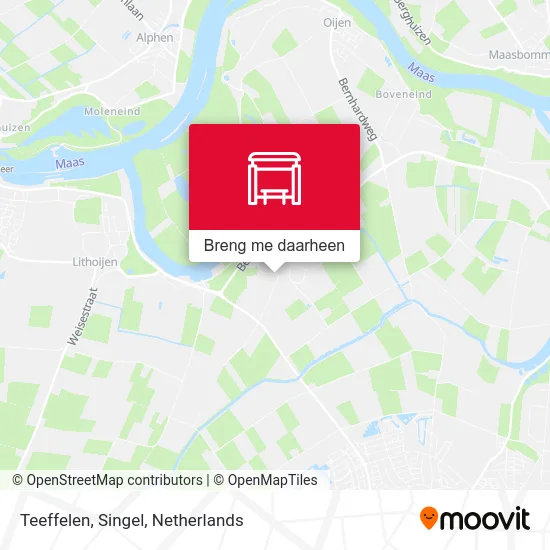 Teeffelen, Singel kaart