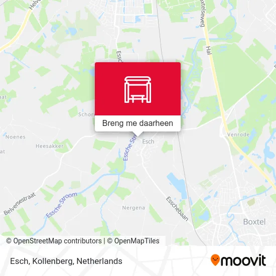 Esch, Kollenberg kaart