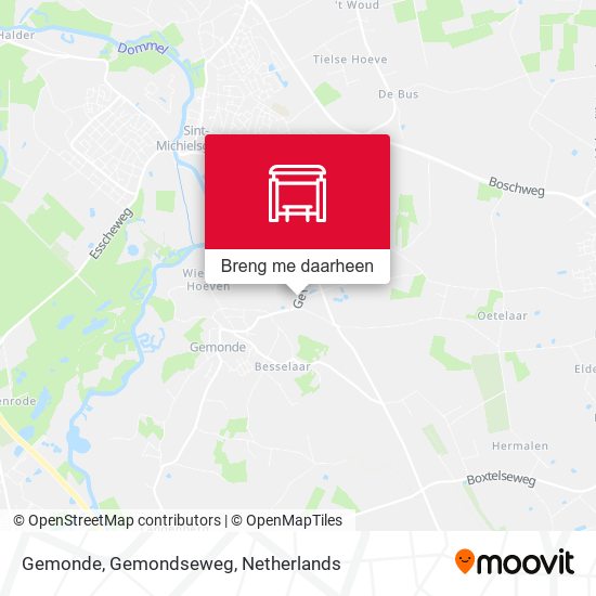Gemonde, Gemondseweg kaart