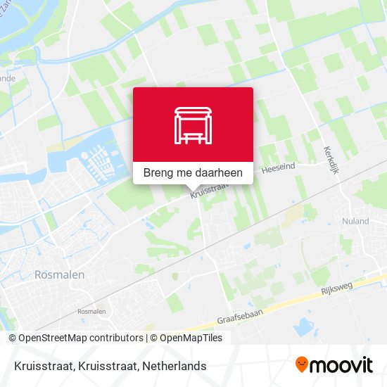 Kruisstraat, Kruisstraat kaart