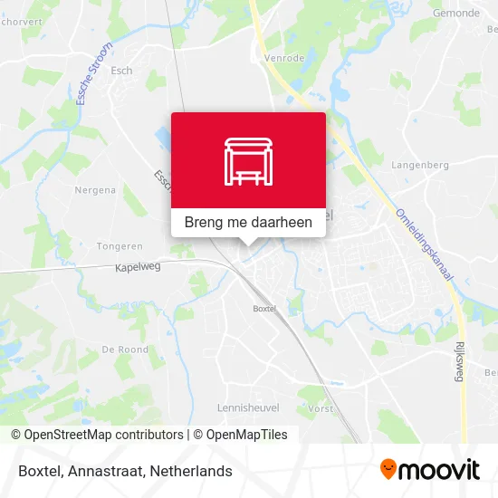 Boxtel, Annastraat kaart