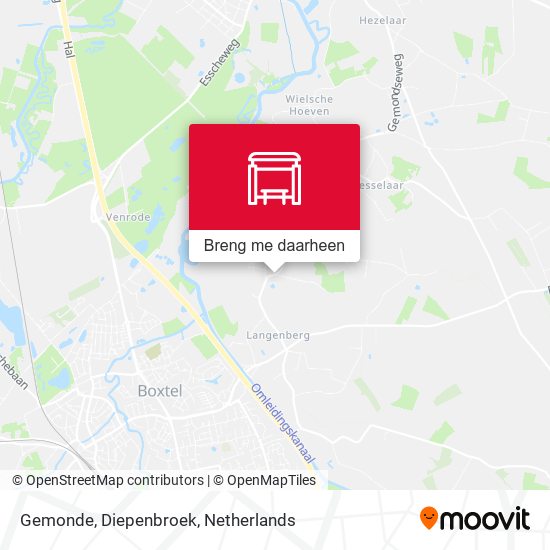 Gemonde, Diepenbroek kaart