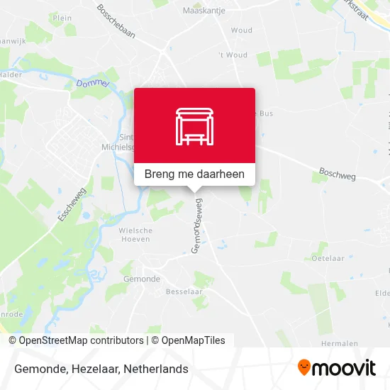 Gemonde, Hezelaar kaart