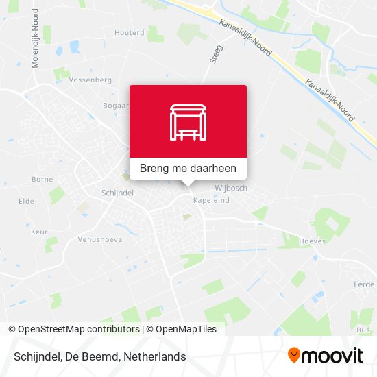 Schijndel, De Beemd kaart