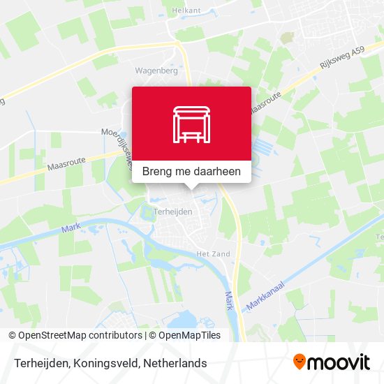Terheijden, Koningsveld kaart