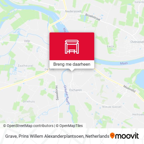 Grave, Prins Willem Alexanderplantsoen kaart
