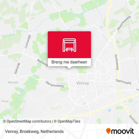 Venray, Broekweg kaart