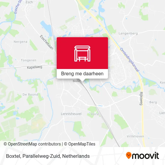 Boxtel, Parallelweg-Zuid kaart